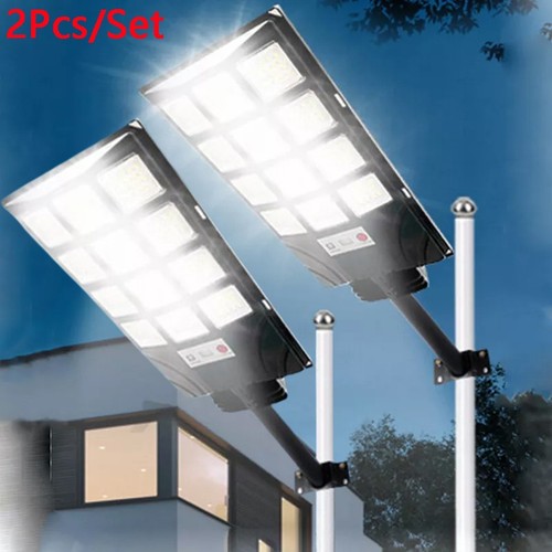 Led solar straßenlampe - 2x,