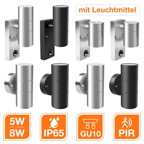 Edelstahl led außenleuchte - led,