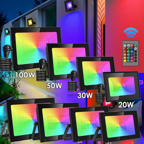 Led strahler rgb mit - led,