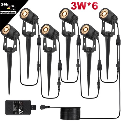 Led gartenspots - 6x,