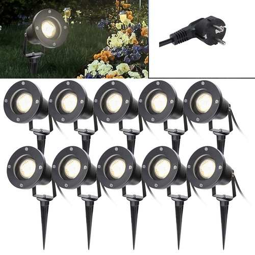 10x led gartenstrahler - led,