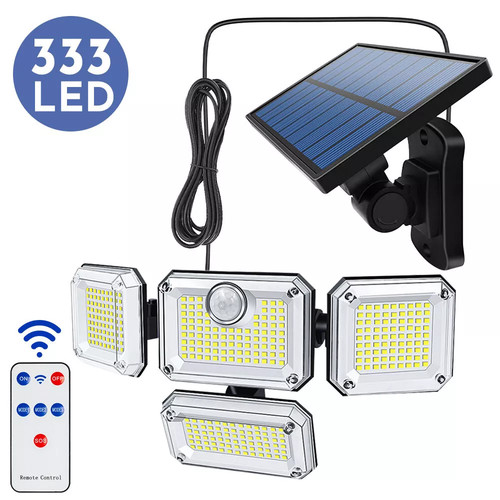 333 led solarlampe mit - 333,