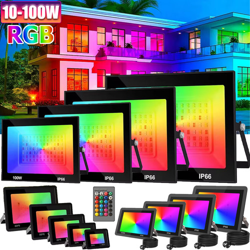 Rgb led fluter - led, 10-100w