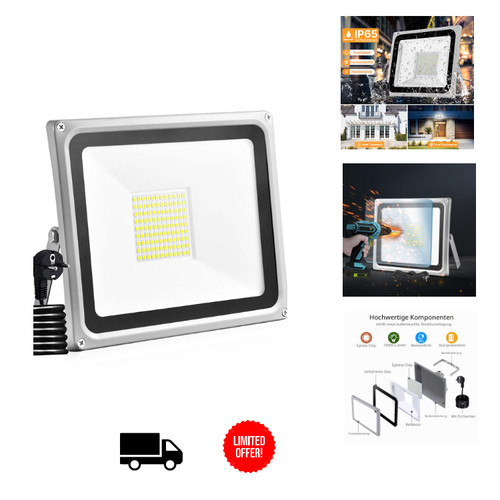 Led fluter 100w 6000k - fluter,