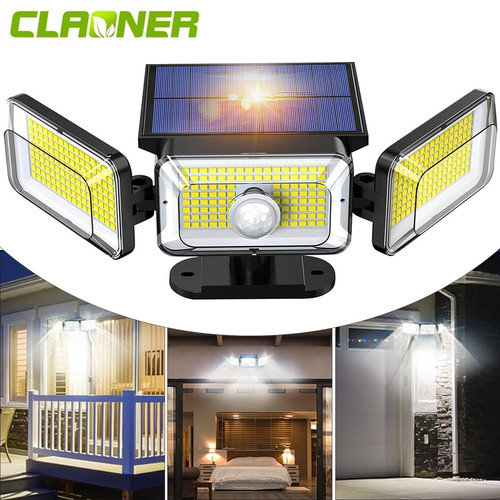368led solarleuchte fluter mit - solarleuchte,