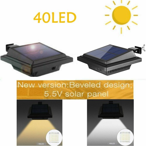 Schwarz 40leds solarlampe für - schwarz,