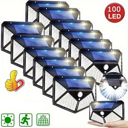 100 led solarlampe - 100,