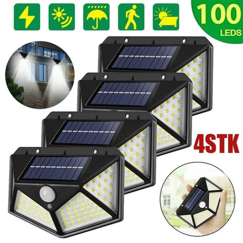 4stk solarleuchte 100led - solarleuchte,