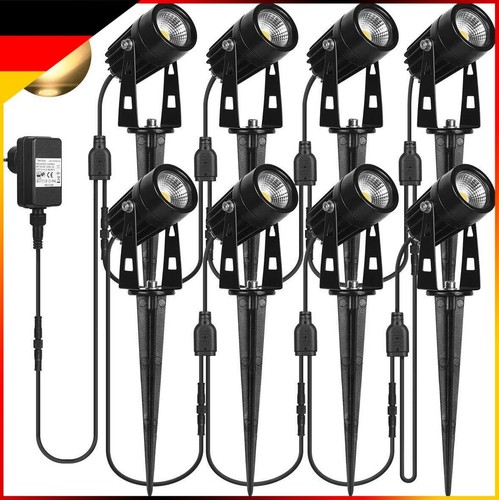 8er led gartenstrahler mit - 4-8er,