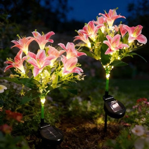 Stück led solar lilien - 2,