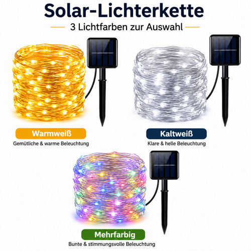Solar led lichterkette - solar,