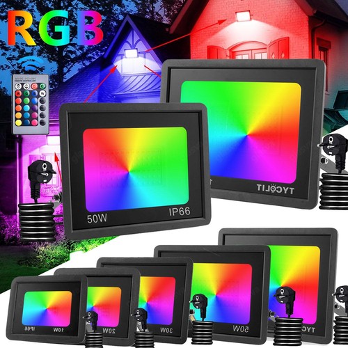 Rgb led fluter - außen, strahler