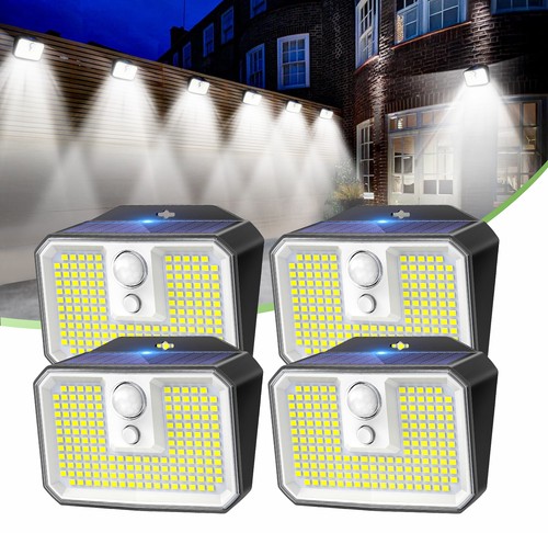 4stk solarleuchte 168led - 4stk,